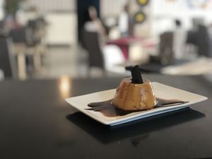 Flan de calabaza at Cervecería Passion in Gran Canaria