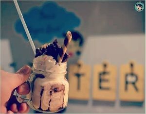 Chocalate Mint Shake at The Laughter Chapter Cafe in Mumbai