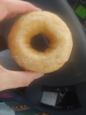 Vegan/GF Glazed at Wake N Bake Donuts in Carolina Beach