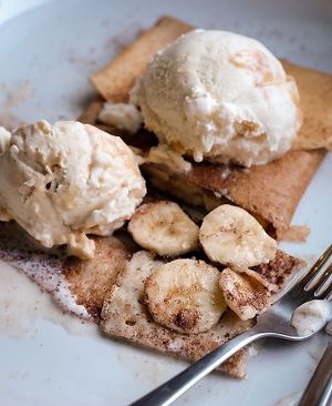 Gluten Free Crepes
Flaxseed Vegan  
 at Joylato in Reykjavik