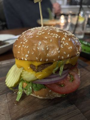 Vegan burger (request because this is off-menu)  at Granville in West Hollywood