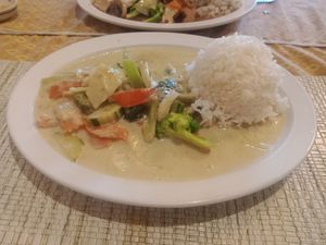 Green curry  at Bangkok Cabin in Kennesaw
