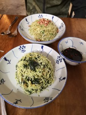 2 good dishes : 13,6 RM at Cabin Fig Tree Cafe in Kuching