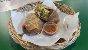 Spanish 'Frijola' wrap at Wrap Master - Nimmanhemin in Chiang Mai