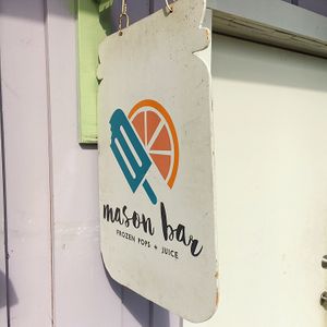 Mason Bar sign at Mason Bar in New Smyrna Beach