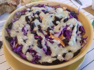 Salad at Dr Ben Bistro in Santo Domingo