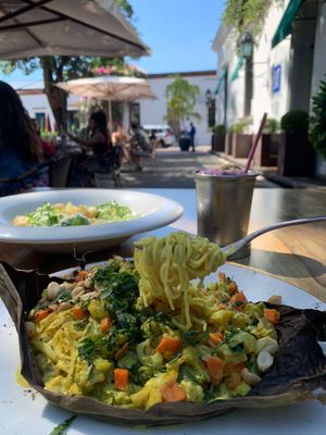 Fideo de arroz at TIME Vegetarian Kitchen in Santo Domingo