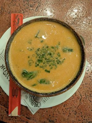 Vegan ramen at TIME Vegetarian Kitchen in Santo Domingo