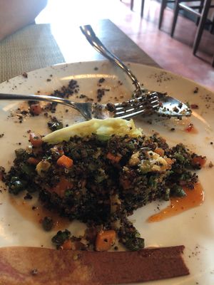 Vegan Time is couscous with vegetables  at TIME Vegetarian Kitchen in Santo Domingo