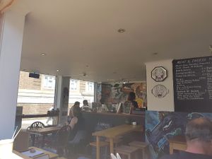 Cosy inside at The Coffee Counter in Brighton