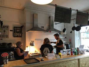 inside at Grumpy Panda Slice Shop & Deli in Gateshead