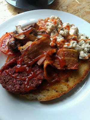 breakfast at Grumpy Panda Slice Shop & Deli in Gateshead