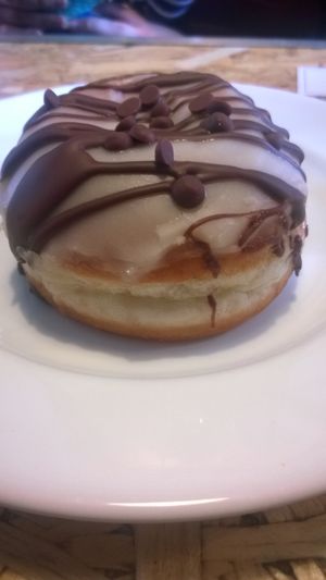 Peanut butter and jelly donut at Grumpy Panda Slice Shop & Deli in Gateshead