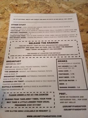 All the yummy food part 2 at Grumpy Panda Slice Shop & Deli in Gateshead