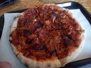 Meat Head Pizza. at Grumpy Panda Slice Shop & Deli in Gateshead