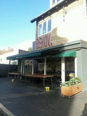 Store font at Behov in Copenhagen
