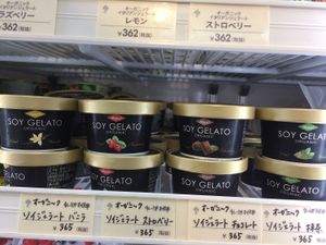 Soy jelato at Inyodo Organic and Selected Foods in Zushi