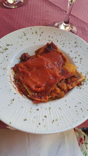 Vegan lasagne at San Francisco Uno in Cadiz