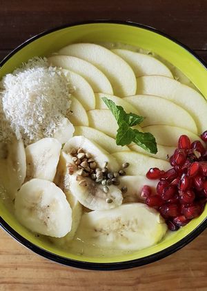 Smoothie Bowl. at The Juicery Cafe in Pokhara