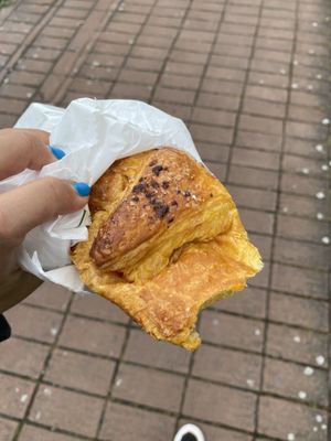 Croissant with red fruits (? I think)   at Dolce Pisa in Pisa