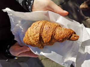vegan Croissant with jam  at Dolce Pisa in Pisa