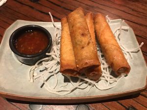 Chinese style spring rolls at Steam in Rye