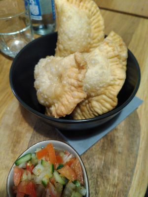 Empanadas at innerluck in Hamburg