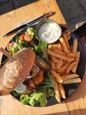 Burger at innerluck in Hamburg