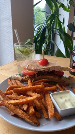 Chicken ciabatta at innerluck in Hamburg