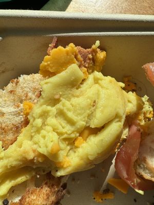 Mushy egg  at Taste Budd's Cafe in Red Hook