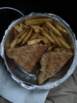 Eggplant parm. Stole the show so good at Simply Green Cafe in Ramsey