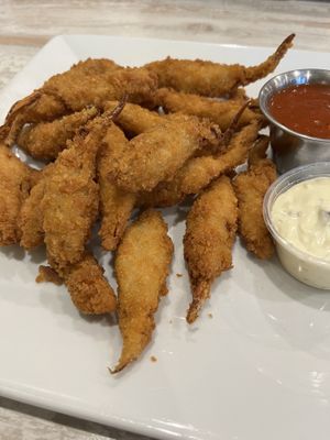 Fried “calamari"  at Simply Green Cafe in Ramsey