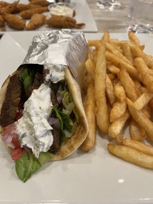 Gyro 🤤  at Simply Green Cafe in Ramsey