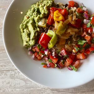 the Plantiful bowl at Simply Green Cafe in Ramsey
