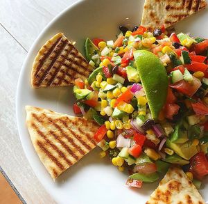 skyline salad at Simply Green Cafe in Ramsey