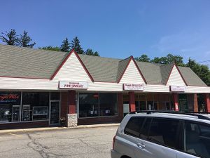 Easy parking at Simply Green Cafe in Ramsey