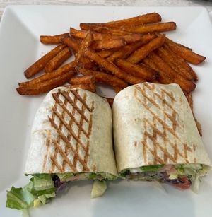 Mediterranean wrap!  at Simply Green Cafe in Ramsey