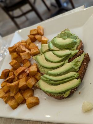 Avocado Toast at Simply Green Cafe in Ramsey