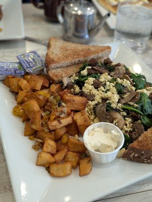 Tofu Scramble at Simply Green Cafe in Ramsey