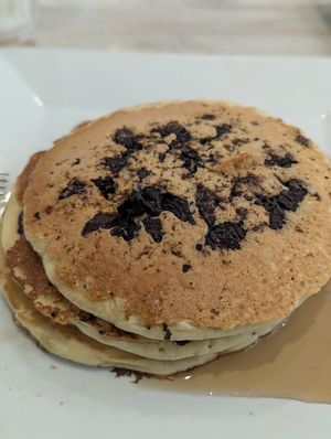 Oreo Pancakes at Simply Green Cafe in Ramsey
