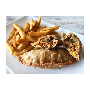 Cheezeburger Empanadas at Simply Green Cafe in Ramsey