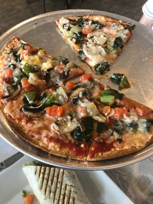 Veggie Pizza at Simply Green Cafe in Ramsey