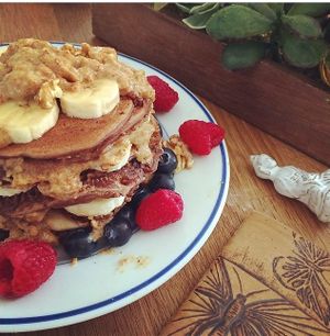 Pancake special  at Simply Green Cafe in Ramsey