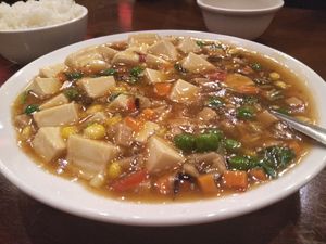 Spicy Tofu at Mei Sin 美欣素食 in Hualien