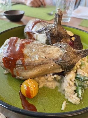 Miso aubergine at Abbaco in Mallorca