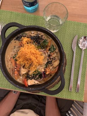 The basmati rice curry 🙏🏽 at Abbaco in Mallorca