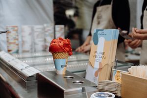 raspberry at Die Eisperle - Kaiserfeldgasse in Graz