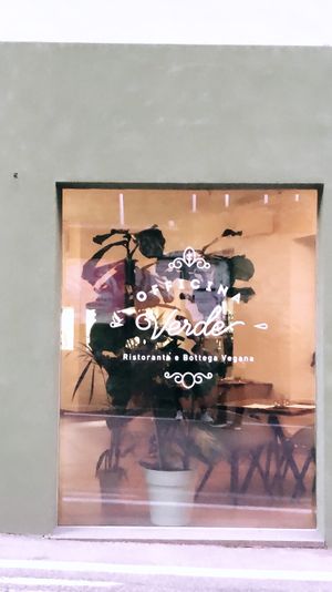 Entrance at Officina Verde in Riva Del Garda