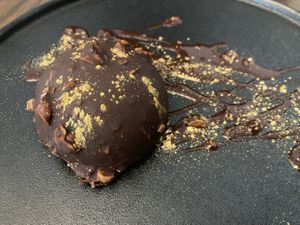 Sensational dessert, still dreaming about it after a month lol at Officina Verde in Riva Del Garda