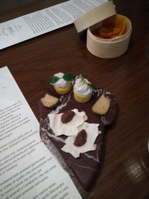 Appetizers at Officina Verde in Riva Del Garda